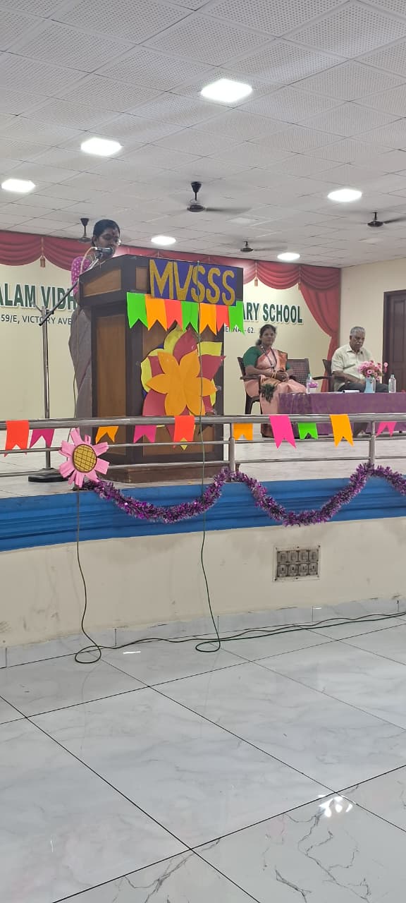Mangalam Vidhyashram in Thirumullaivoyal Chennai Tamilnadu.